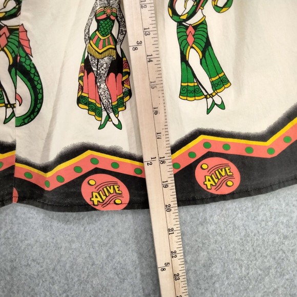 Sourpuss Circus Skirt Sideshow Swing Knee Length Multicolor Womens Size Small - Picture 4 of 9